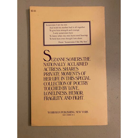 Touch Me: The Poems of Suzanne Somers RARE 1980 Autographed Paperback - Picture 5 of 10